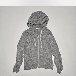 Garage Heather Gray Women's Zip-Up Hoodie